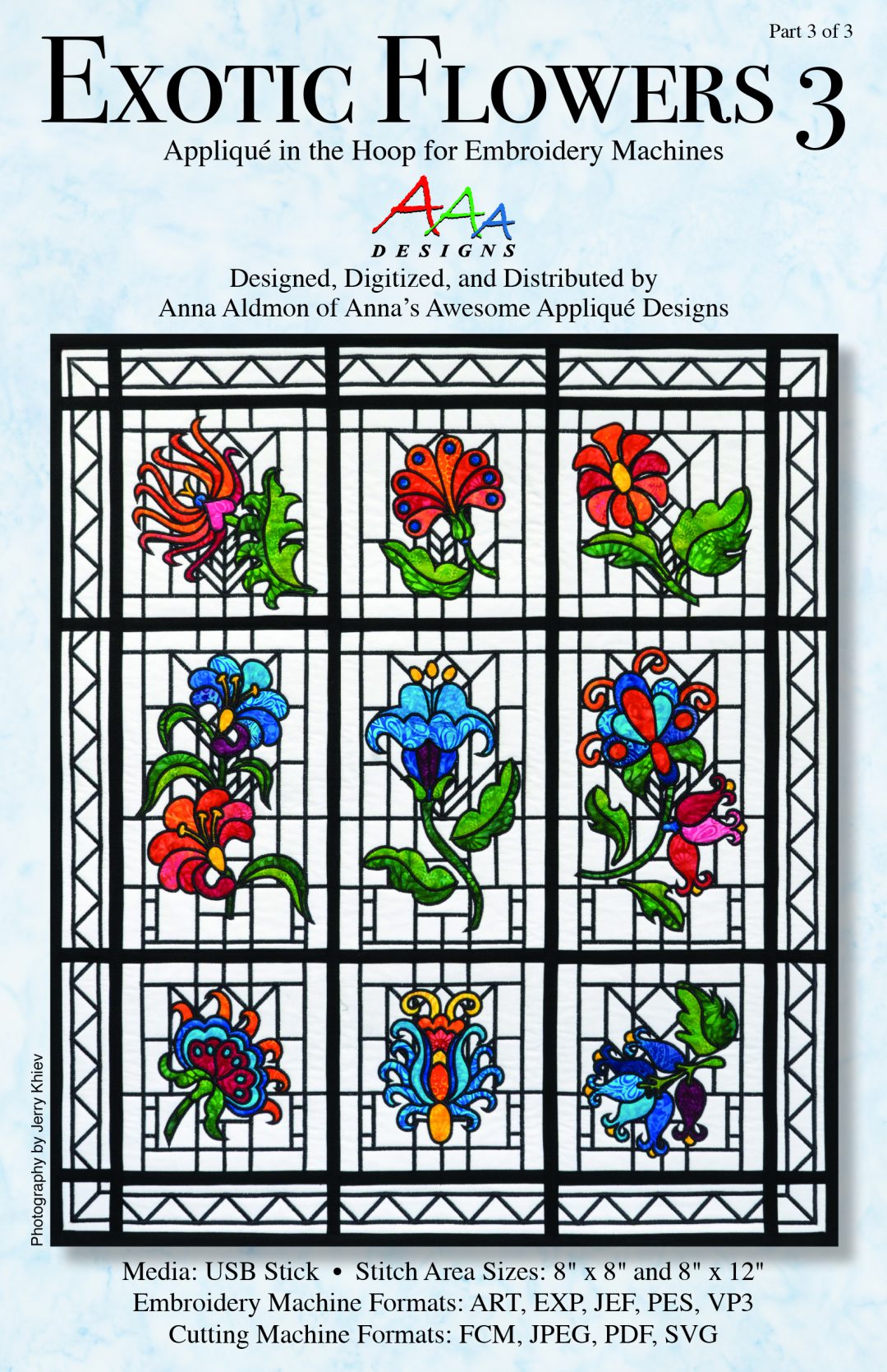 Stained Glass Windows | Annas Awesome Applique Designs